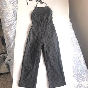 étophe Studios, Black Halter Romper, Size Small